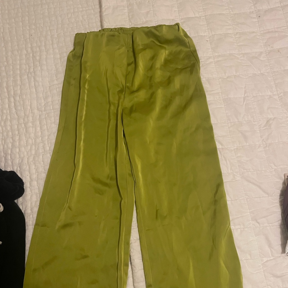 H&M satin pants